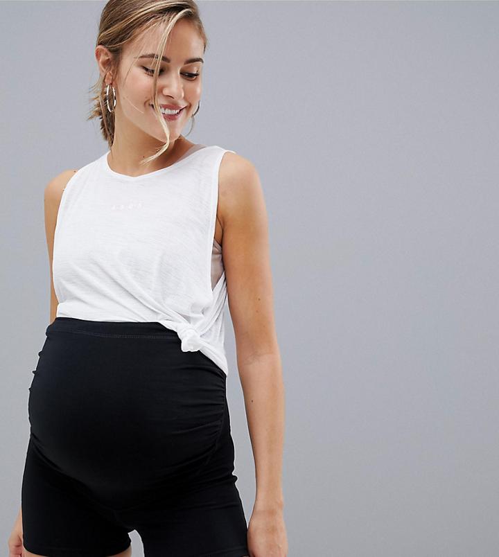 Asos 4505 Maternity Training Booty Short - Black