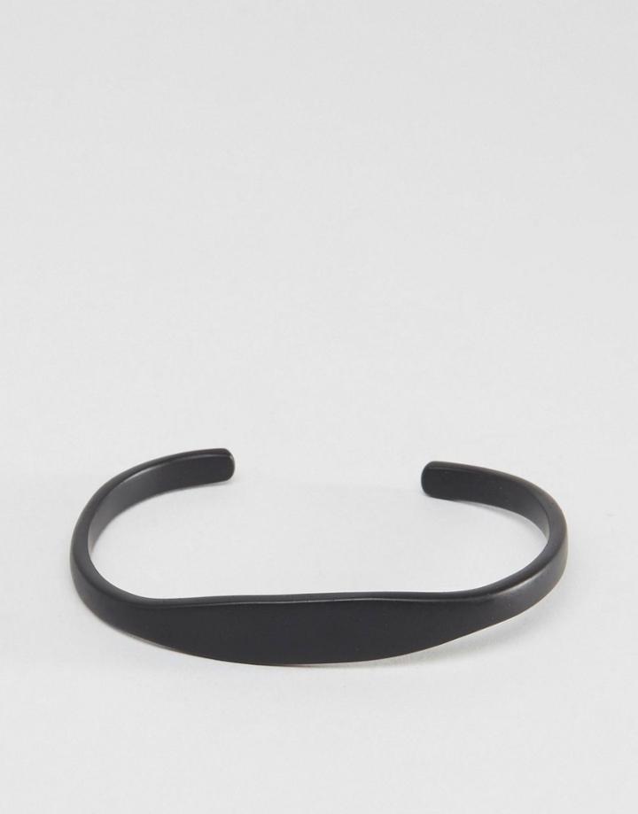 Icon Brand Premium Bangle Bracelet In Black - Black