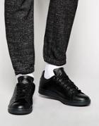 Adidas Originals Stan Smith Leather Sneakers - Black