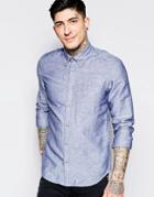 Wrangler Pocket Button Down Shirt - Blue