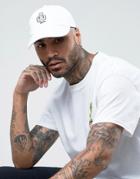 New Love Club Cactus Embroidered Cap - White
