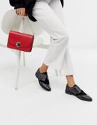 Asos Design Morocco Leather Monk Shoes - Black