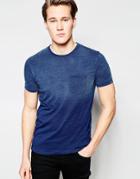 Threadbare Fade Out T-shirt - Navy