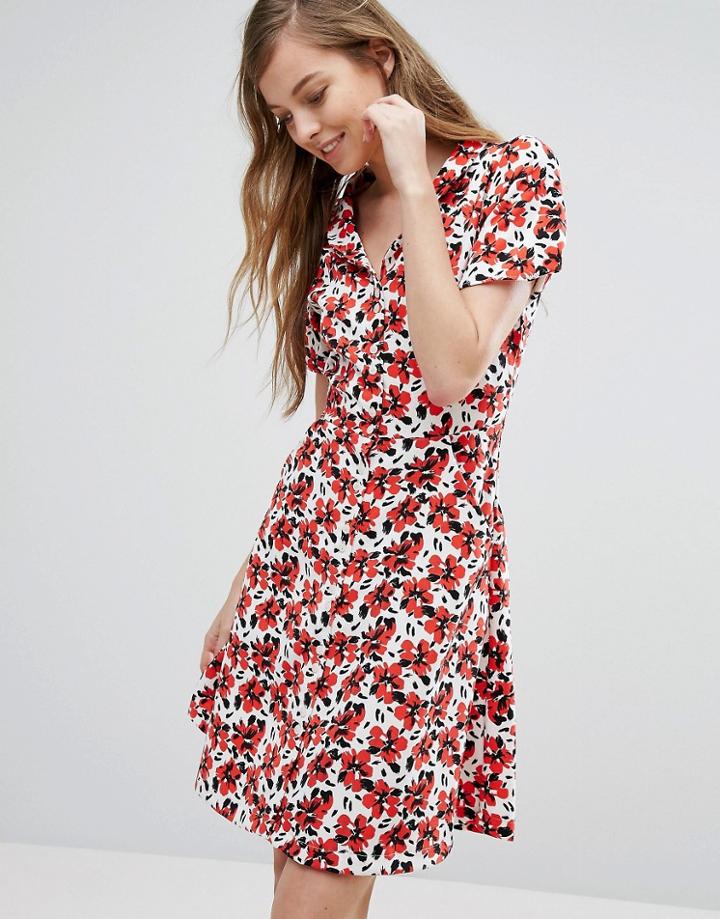 Trollied Dolly Ditsy Print Tea Dress - Multi