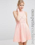Asos Petite Jacquard Mini Dress - Multi
