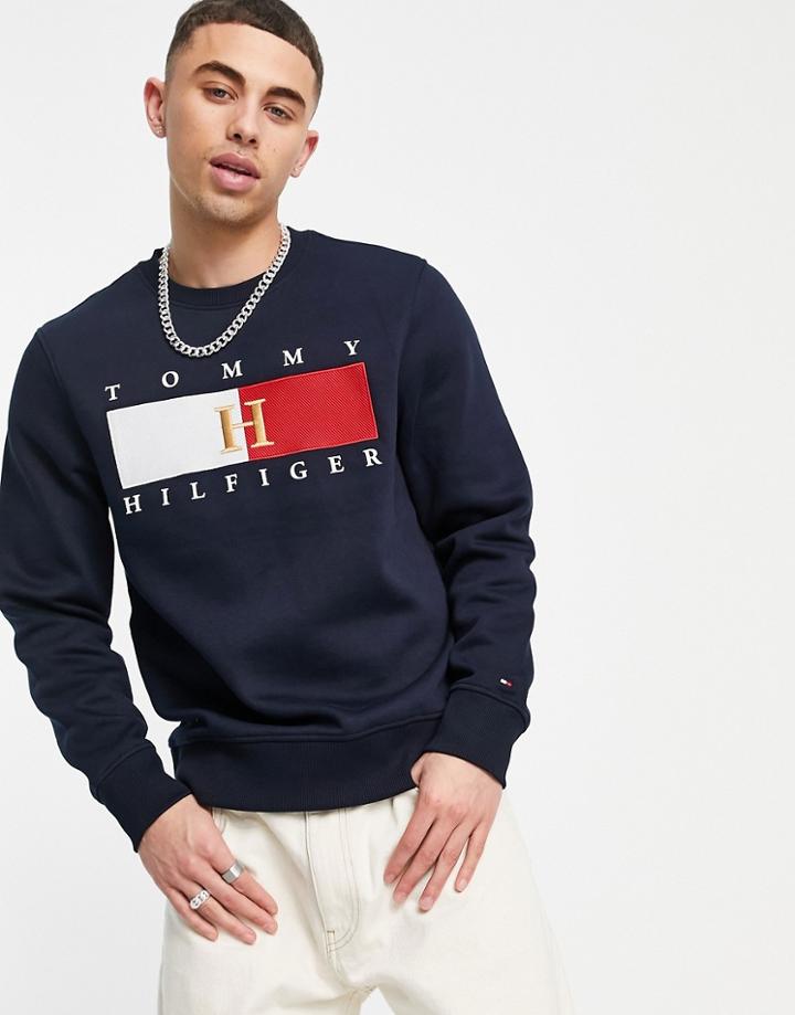 Tommy Hilfiger Epic Logo Crew Neck Sweat-navy