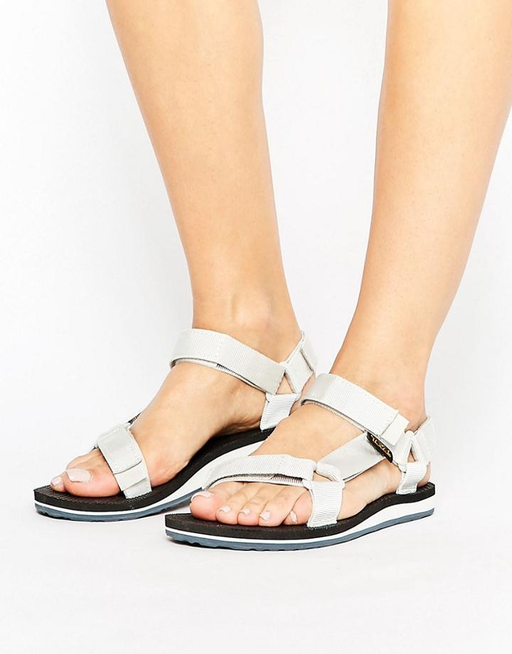 Teva Original Flat Sandal - White