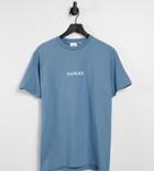 Parlez Ladsun Embroidered T-shirt In Blue Exclusive At Asos-blues