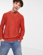 Selected Homme Crew Neck Sweater-red
