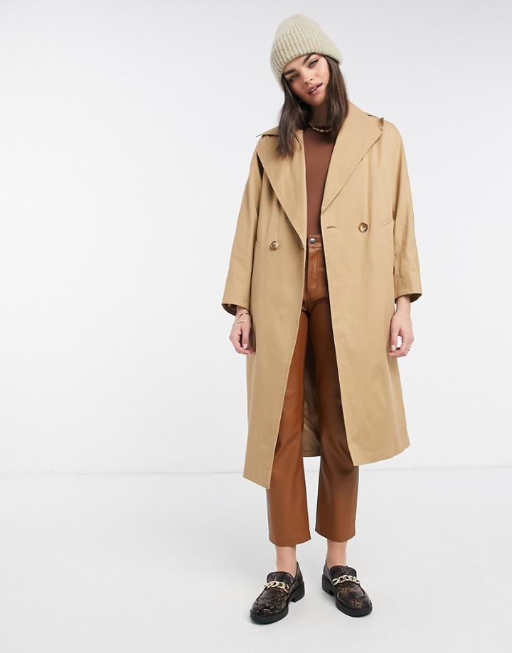 Helene Berman Db Coat In Beige-neutral