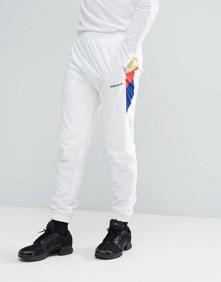 Adidas Originals St Petersburg Pack Tribe Track Jogger In White Bs2213 - White