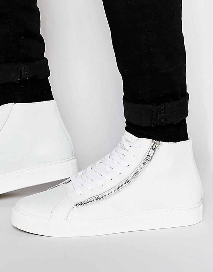 Religion Maiden Hi-top Sneakers - White