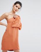 Bec & Bridge Lunetta Asymmetrical Dress - Brown