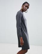 Selected Eileen Wool Blend Sweater Dress - Gray