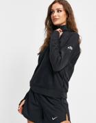 Nike Running Air Half Zip Mid Layer In Black