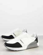 Asos Design Sneakers In Mixed Materials With Feature Sole-grey
