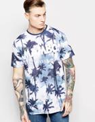 Siksilk X Mambotropical Burn Out T-shirt - Black