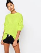 Micha Lounge Kinittted Sweater - Lime