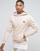 Divine Core Sleeve Detail Hoodie - Tan