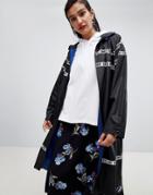 Sportmax Code Off Limits Longline Rain Jacket - Black