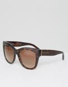 Dolce & Gabbana Classic Cat Eye Sunglasses In Tort - Brown
