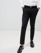 Boohooman Skinny Fit Suit Pants In Black - Black