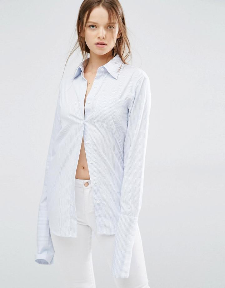 Style Mafia Hj Stripe Shirt - Blue