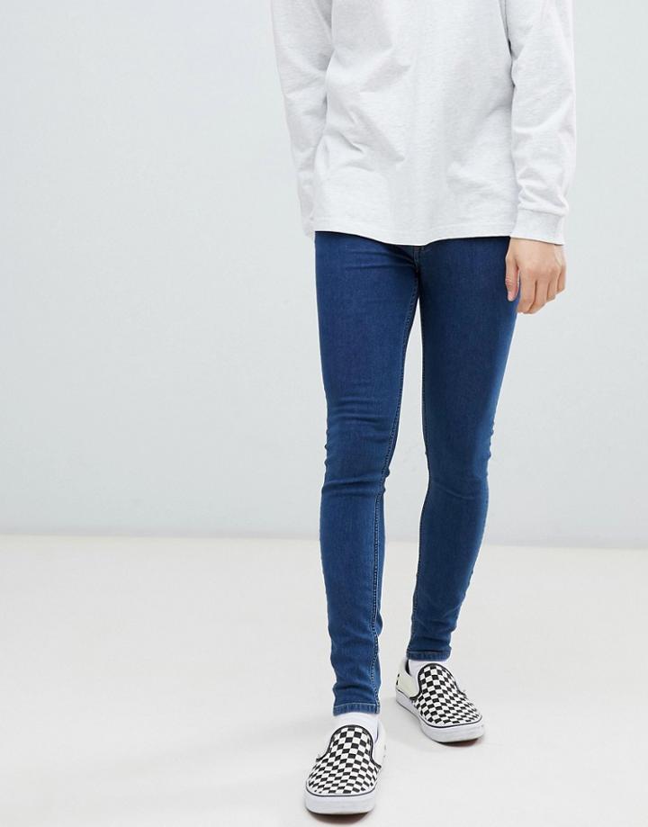Cheap Monday Super Skinny Jeans In Blue - Blue