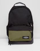 Eastpak Mikala Backpack In Blocnote Black - Green