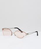 Hawkers Omnia Round Sunglasses In Pink - Pink