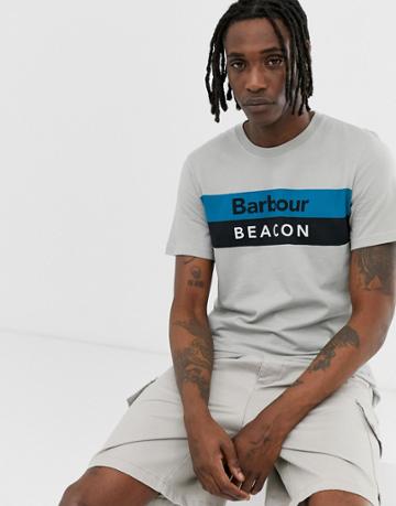 Barbour Beacon Wray T-shirt In Gray-grey