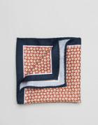 Selected Homme Pocket Square In Floral - Navy