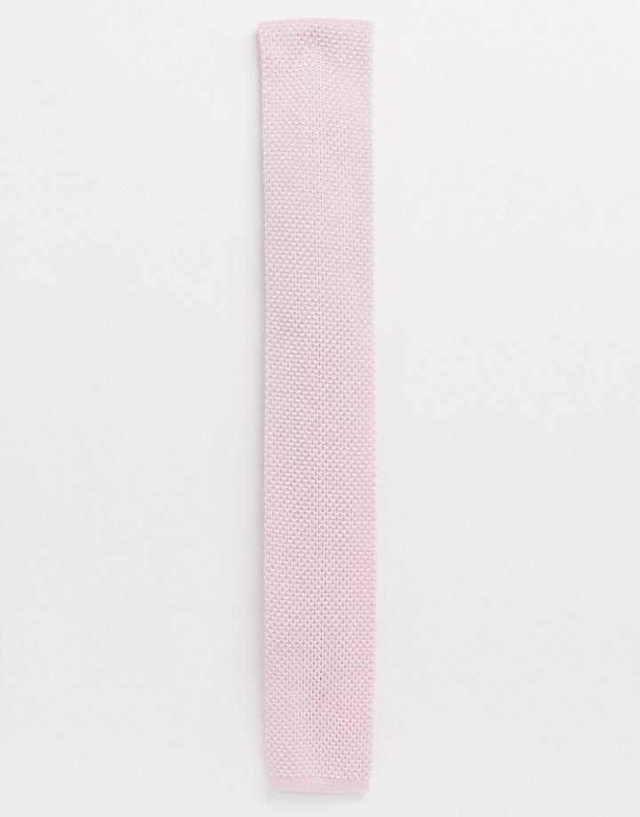 French Connection Knitted Tie-pink