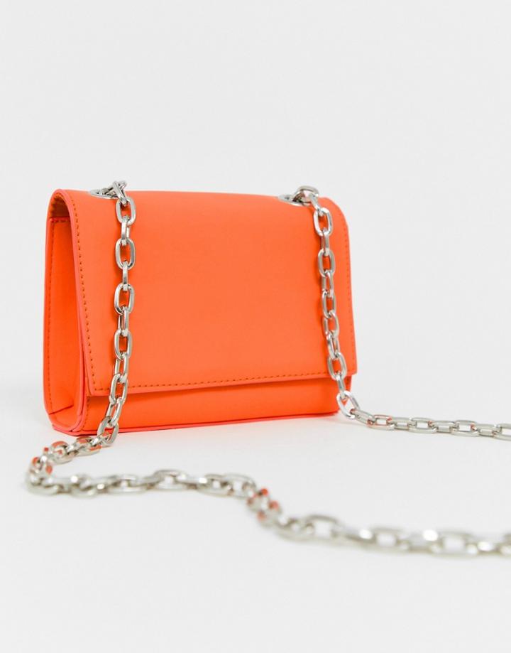 New Look Cross Body Bag In Neon Orange - Orange