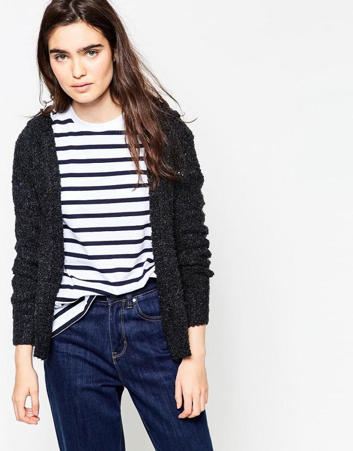 Jdy Gilbert Hooded Cardigan - Gray