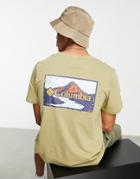 Columbia Rapid Ridge Back Graphic Ii T-shirt In Khaki-green