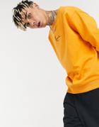Karl Kani Signature Small Logo Sweatshirt In Orange