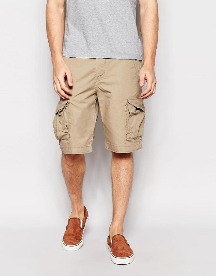 Jack & Jones Cargo Shorts - Light Stone