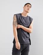 Cheap Monday Sound Tank In Washed Black - Black