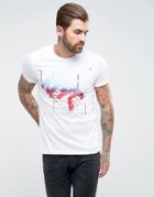 Asos T-shirt With Nyc Print - White