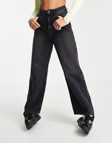 Jjxx Tokyo Wide Leg Jeans In Black