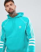 Adidas Originals Authentic Hoody In Green Dh3853 - Green