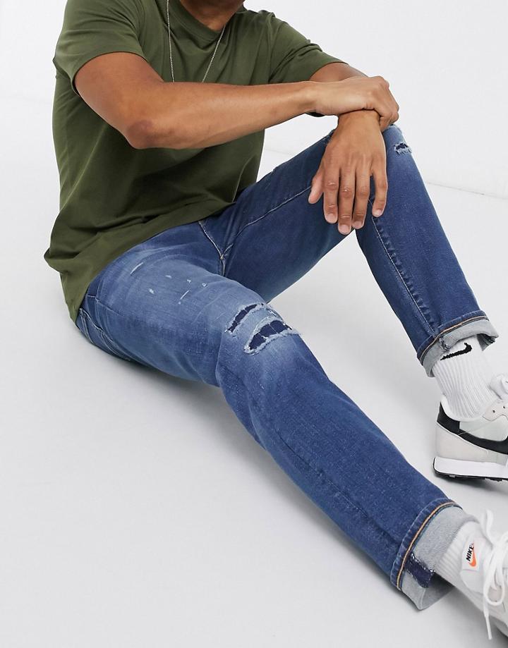 Levi's 502 Tapered Fit Jeans In Cedar Blue