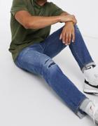 Levi's 502 Tapered Fit Jeans In Cedar Blue