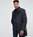 Noose & Monkey Tall Funnel Neck Coat - Gray