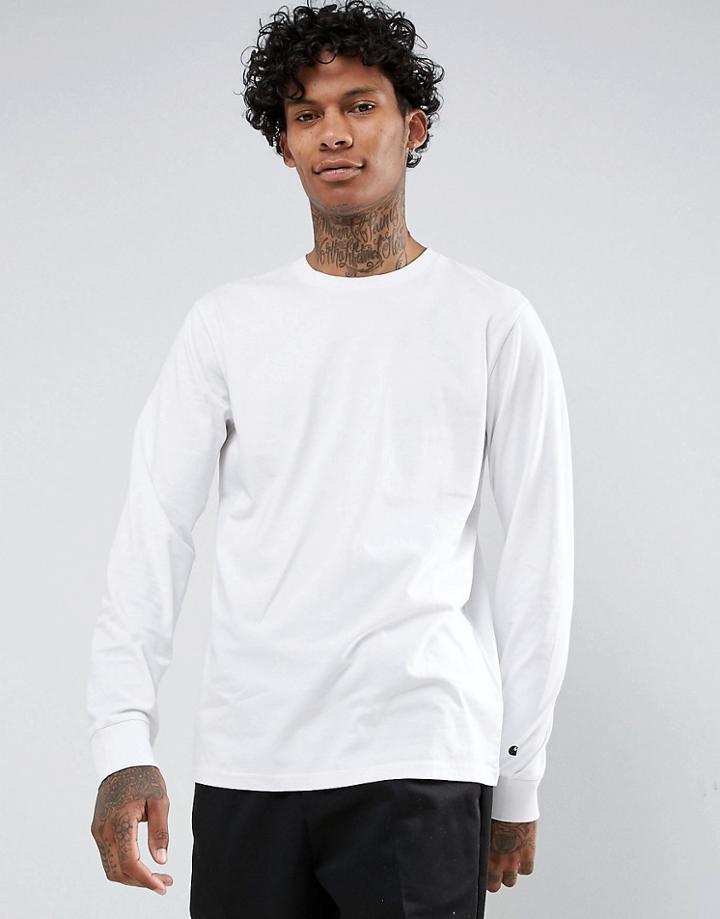 Carhartt Wip Long Sleeve Base Regular Fit T-shirt - White