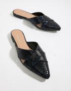 New Look Animal Print Loafer - Black