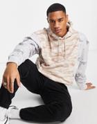 Topman Splice Camo Hoodie - Part Of A Set-multi