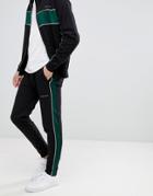 Bellfield Paneled Track Jogger In Straight Fit - Multi