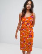 Warehouse Climbing Azalea Cami Dress - Orange